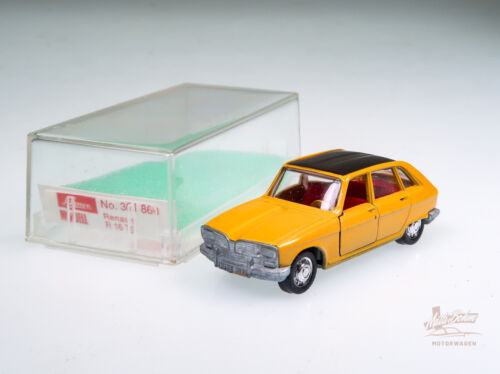 1:66 Schuco Modell 301860 Renault R 16 TS gelb schwarz Box OVP Diecast Oldtimer