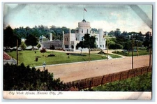 c1905 Overlooking City Work House Kansas City Missouri Antique Vintage Postcard