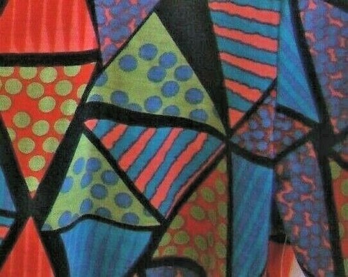Camiseta para mujer LuLaRoe clásica L roja azul púrpura verde multicolor nueva con etiquetas - Imagen 3 de 3
