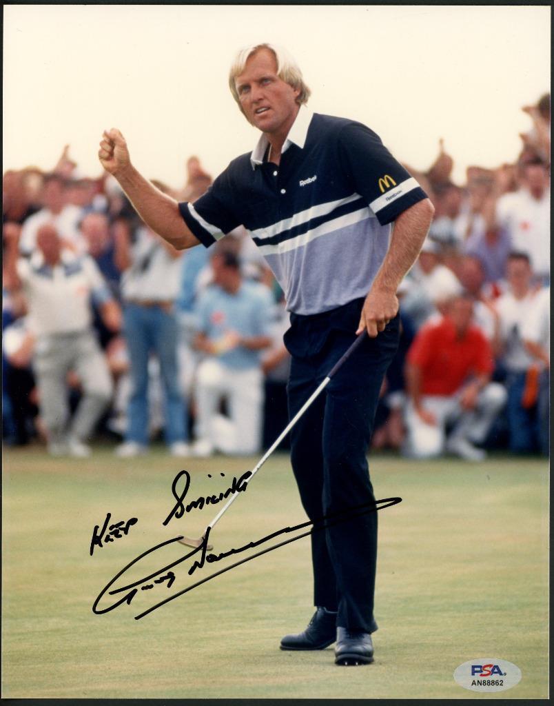 Greg Norman Autographed Signed photo | Golf Great - PSA/DNA certified!!! 