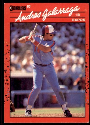 1989 Donruss Andres Galarraga A Baseball Cards #BC-16