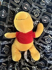 RARE Disney Winnie the Pooh Plush Bear Sitting - DISNEY Tags - Overnight Ship
