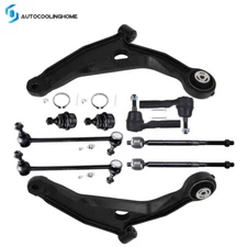 10 Front Lower Control Arm Tie Rod End Sway Bar For 2009-2014 2015 Dodge Journey