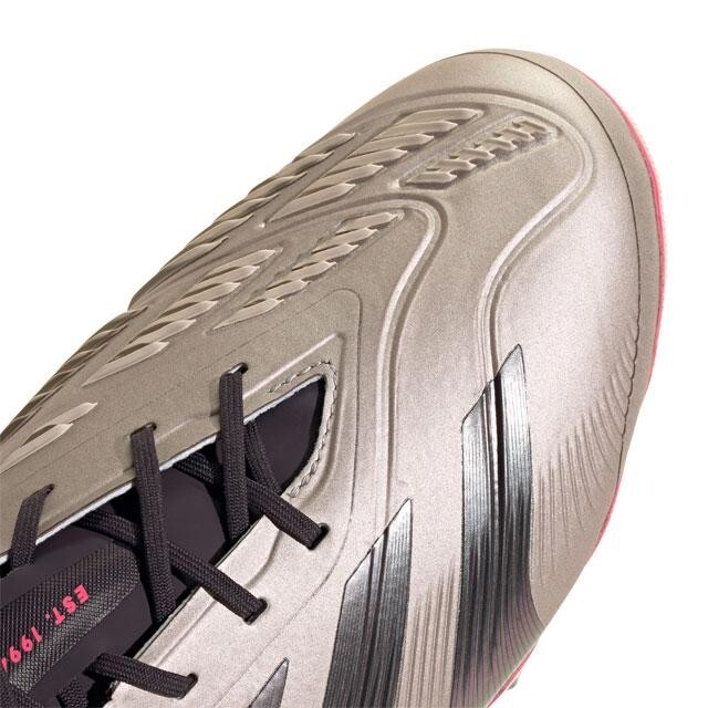 adidas Predator Elite Low HG/AG Platina Metallic/Aurora Black