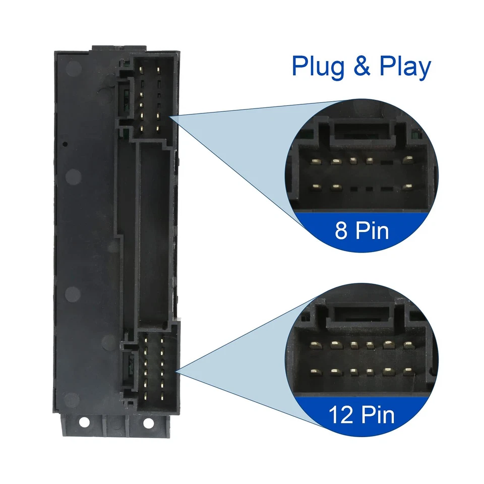 Power Window Switch Button for 2000 2001 2002 GMC Yukon XL Sierra 1500 2500 3500 Foto 3 de 4