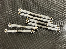 6pcs Aluminum Steering & Suspension Link Set for Arrma Typhon 4x4 3s  Silver