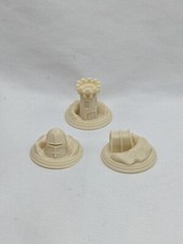 Lot Of 3 Dnd RPG Wargaming Plastic Miniature Terrain Rock Treasure Tower 1"