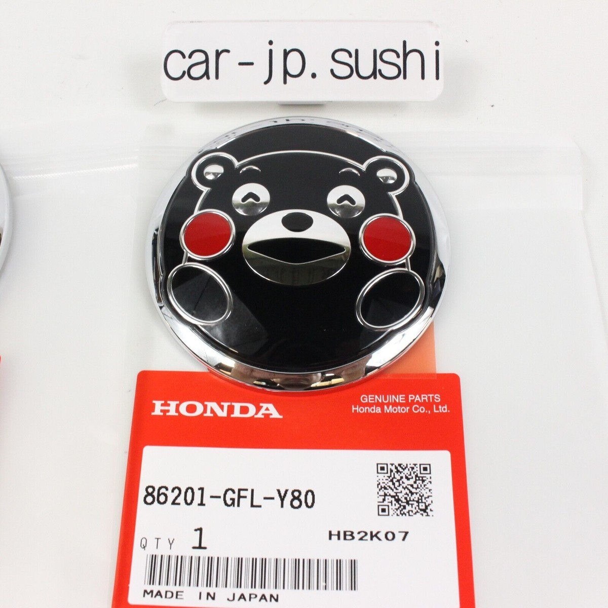 motto_kuma 2点セット HONDA Genuine BIKE Z50 Monkey KUMAMON Japan Tank Side Emblem 2-Set