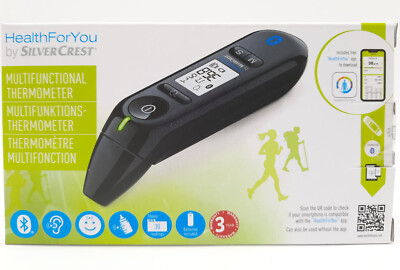 SILVERCREST Multifunktionsthermometer SFT 81, mit App Fieberthermometer  Neu