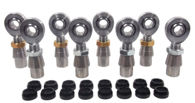 CHROMOLY 4 LINK KIT 1/2 X 3/4-16 HEIM JOINT 1/2 ALUMINUM CONE SPACER BUNG .095