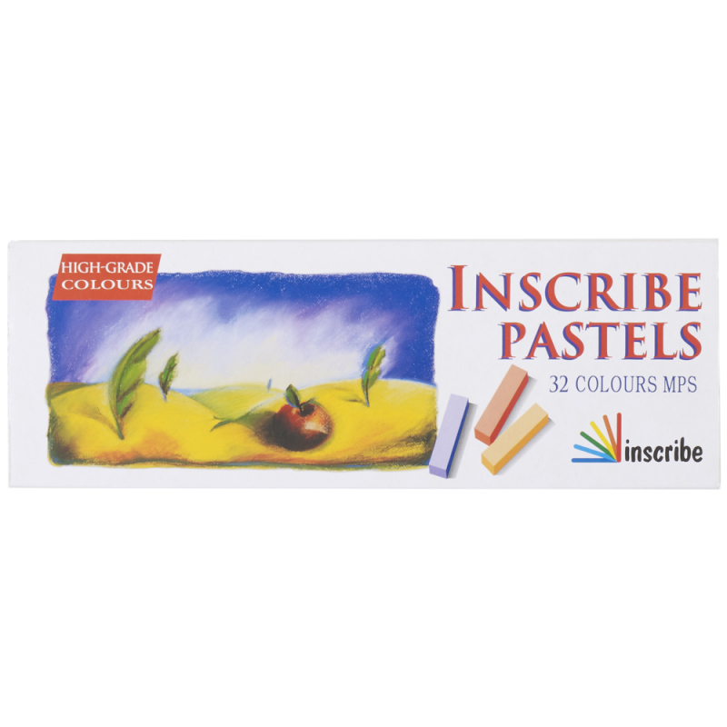 Inscribe Half-Stick Soft Pastel Assorted Set (32pc)