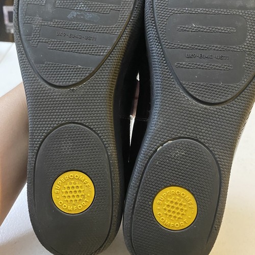 Fitflop Patent Superballerina Ballet Pumps Womenâs Size 11 | eBay