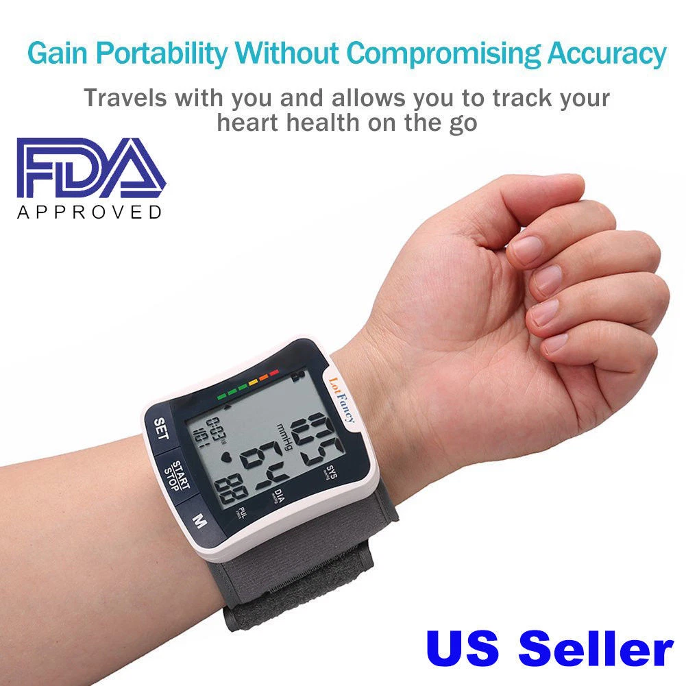 Blood Pressure Monitors Machine For Home Use Wrist bp Cuff Irregular  Heartbeat