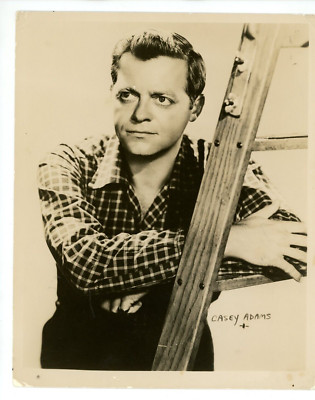 Vintage 8x10 Photo Max Showalter AKA Casey Adams  film, TV, and stage actor
