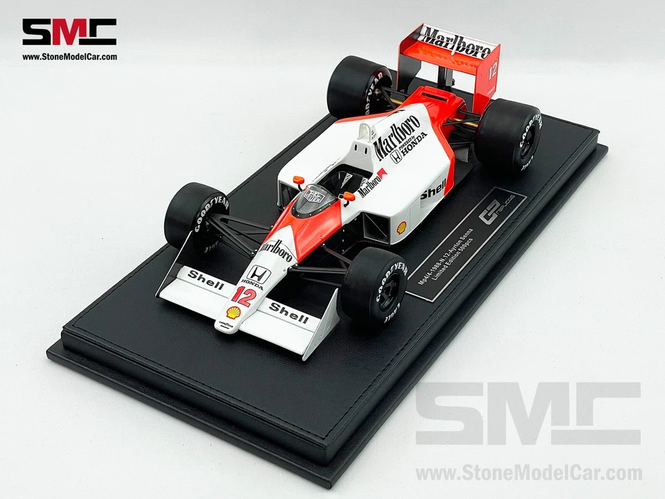 Mclaren MP4/4 Ayrton Senna 1988 Campeón del Mundo de F1 1:18 GP RÉPLICAS con calcomanía Foto 3 de 4