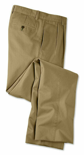 Mens Orvis Ultimate Khakis Pleated 