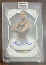2020 Topps UFC Striking Signatures ROSE NAMAJUNAS Silver AUTO Autograph 24/25