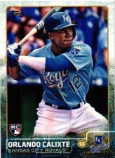2015 TOPPS ORLANDO CALIXTE RC ROOKIE BASEBALL CARD #US331