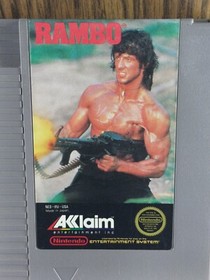 Rambo (NES Nintendo Entertainment System, 1988) Authentic Rare Tested