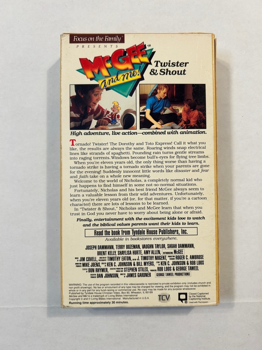 Lot of 3 McGee and Me VHS Video Tapes Vintage 80s 90s GUC