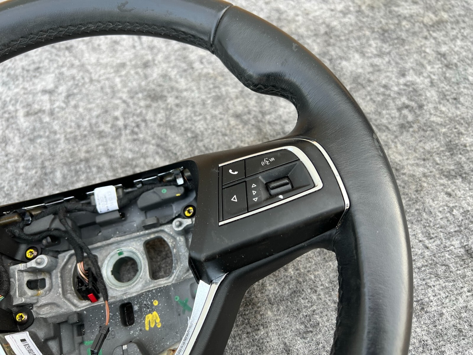 LEATHER STEERING WHEEL ASSEMBLY W/SWITCHES OEM 44K 14-20 MASERATI GHIBLI Q4