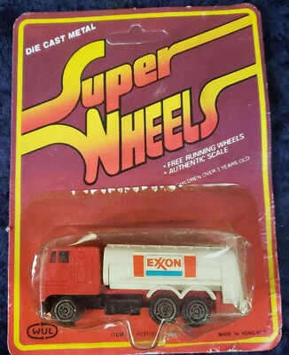 vintage 70's Super Wheels EXON Fuel Tanker  *made in HONG KONG* free ship