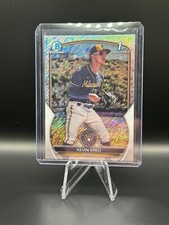 2023 Bowman Chrome Kevin Ereu 1st Bowman Shimmer Refractor Milwaukee Brewers