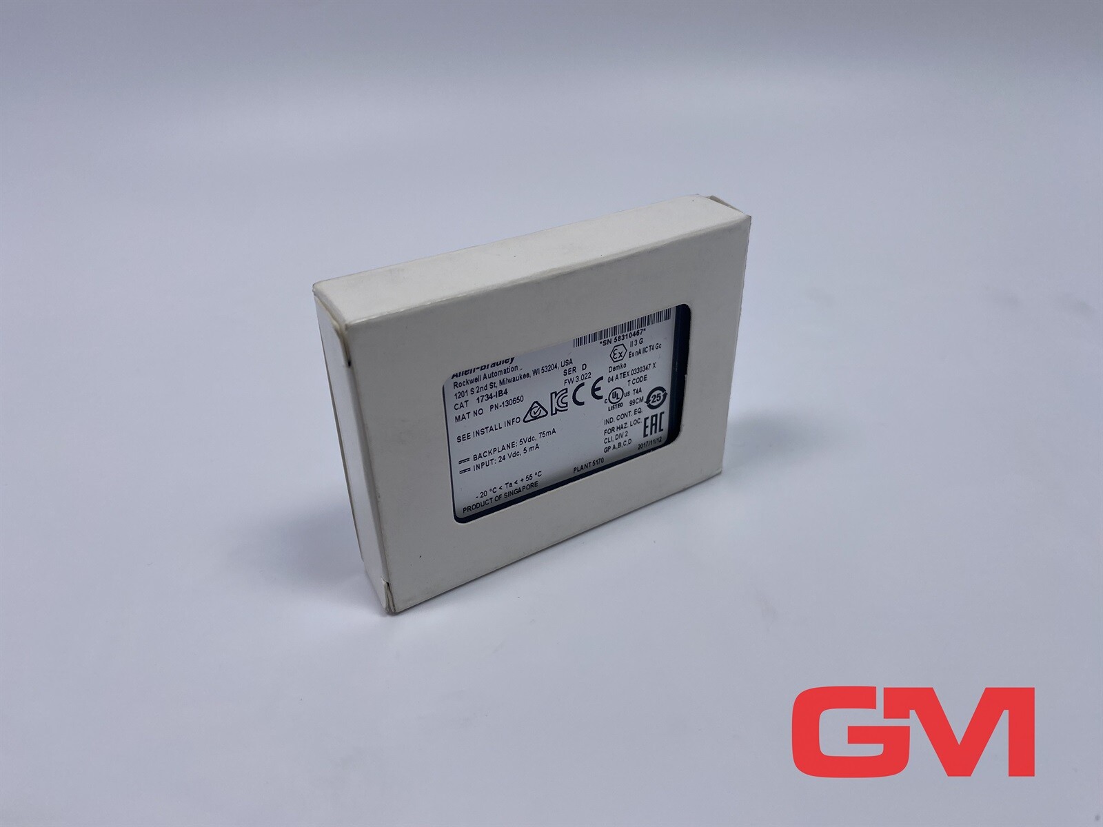 Allen-Bradley Input Module 1734-IB4 Series D FW 3.022 PN-130650