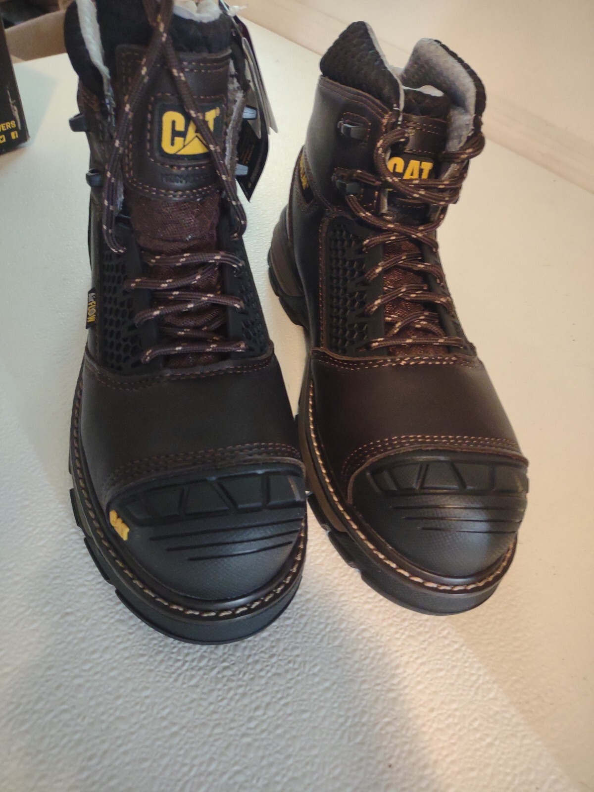 Cat Caterpillar Excavator SuperLite Comp Toe Women's Size 11 Brown P91342 image 4