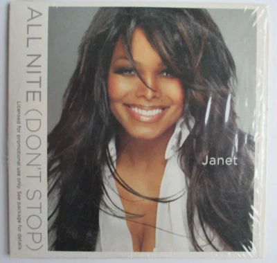 JANET JACKSON - 1 TRACK PROMO SINGLE CD "ALL NITE (DON'T STOP)" - Photo 1/2