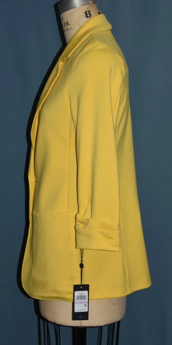 tommy hilfiger yellow blazer