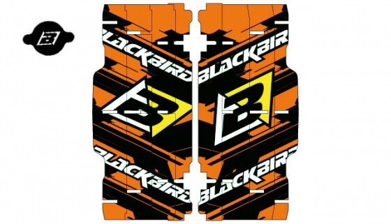 Decals sx/sxf '07-'10 de radiateur résistants aux chocs pour motocross