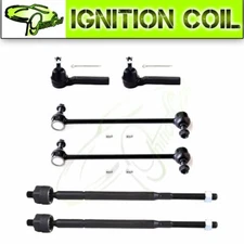 6pc Steering Parts Inner & Outer Tie Rod End for 2008-2014 DODGE	GRAND CARAVAN
