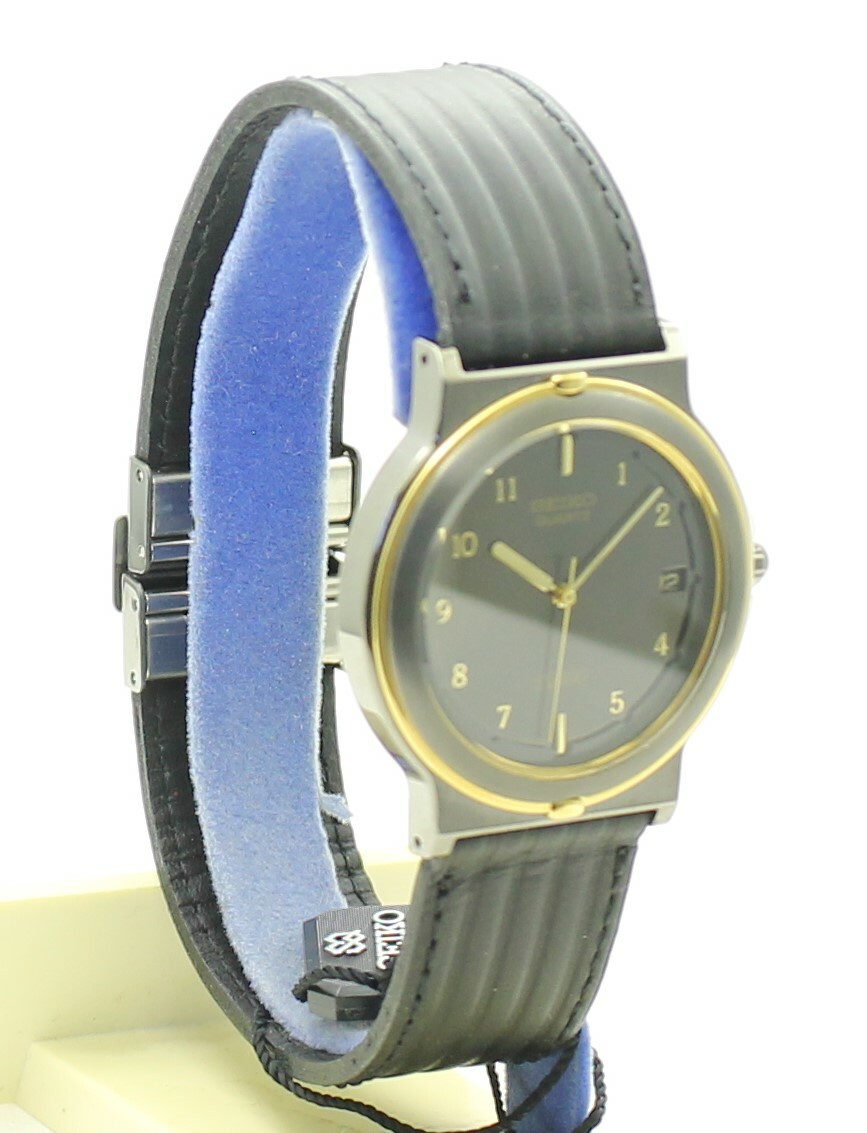 VINTAGE SEIKO Quartz Gents SQ 100 WATCH 5H22--6060 Japan 1986 - Brand New - NOS image 3