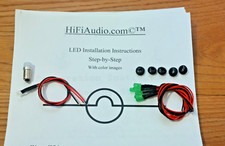 McIntosh C29 PreAmplifier LED Lamps bulbs lights upgrade kit with instructions