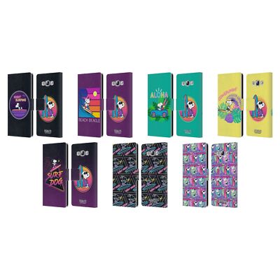 OFFIZIELLE PEANUTS SNOOPY ALOHA DISCO BRIEFTASCHE HUELLE FÜR SAMSUNG HANDYS 3