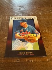 1996 Upper Deck Defensive Gems Baseball Card #141 Mark Grace (F8)