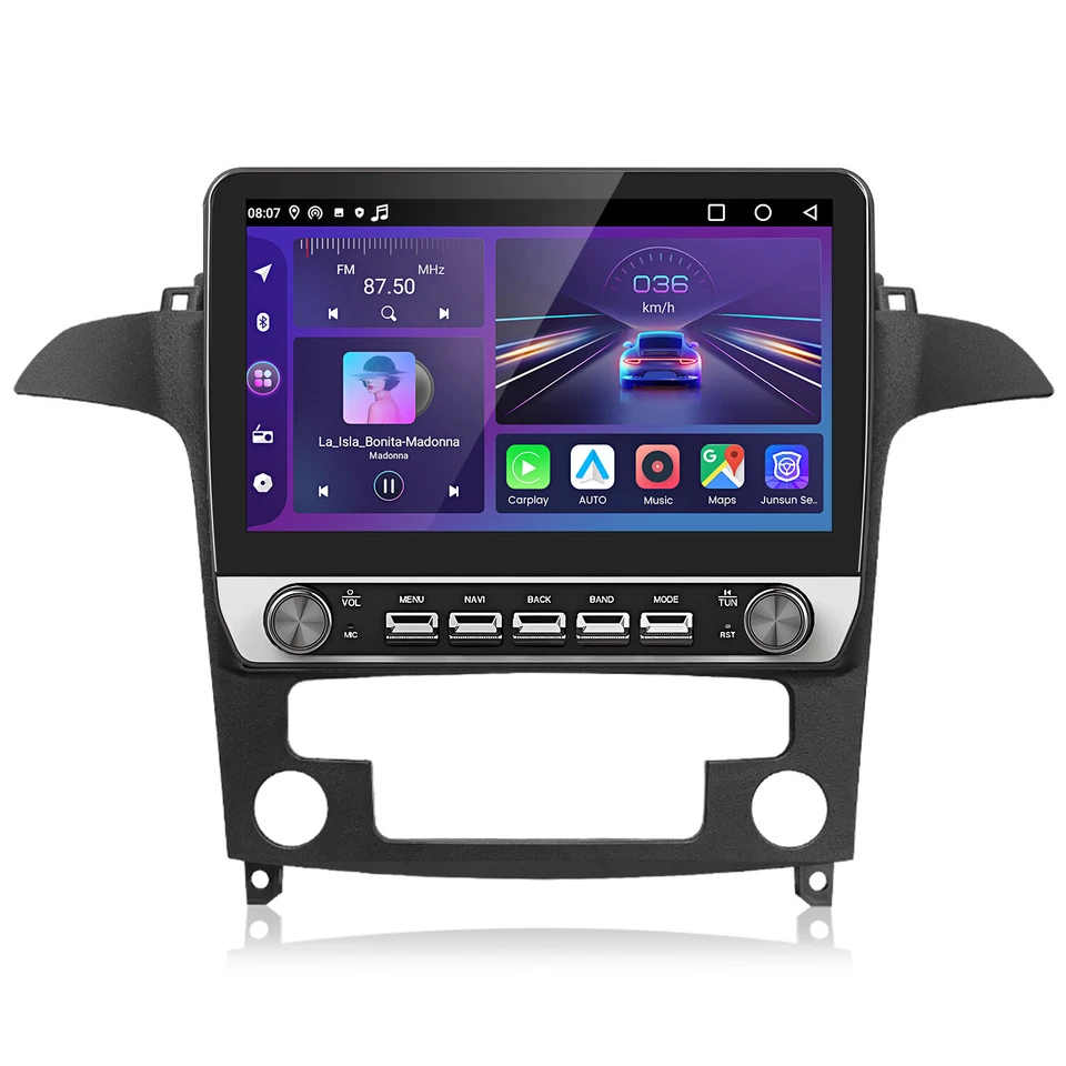 Für Ford S-Max 2007-2015 Carplay Android 14 Autoradio GPS Navi WIFI BT SWC 2+64G - Bild 2 von 4