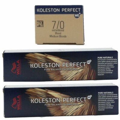 Wella Koleston 2 x 60 ml 7/0 mittelblond Set