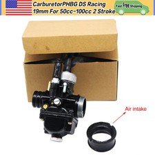 Phbg Ds Racing 19mm Carburetor 50cc-100cc 2 Stroke Gas Scooter Motorcycle Carb