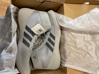 ADIDAS HVC 2 WRESTLING SHOES AC7502 ONYX GRAY MEN'S SZ.12.5