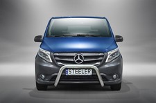 Frontbügel Frontschutzbügel Mit ABE Für Mercedes Vito 2014-2020 U-Typ Schwarz