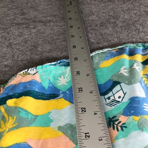 Cat & Jack Boys XL (16) Hawaiian Shirt Multicolor Blue Green Palm Tropical - Picture 7 of 8