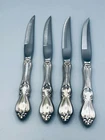 Queen Elizabeth by Towle Sterling silver set of 4 Steak Knifes, 9", beautiful !!