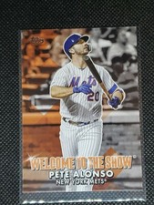 2022 Topps Series 1 Baseball PETE ALONSO #WTTS-36 WELCOME TO THE SHOW New York 