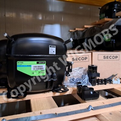 115V compressor Secop SC12G 104G7260 set, formerly Danfoss, R134a refrigeration
