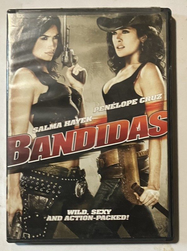 Bandidas, Salma Hayek, Penelope Cruz, DVD--wild, sexy and action-packed!