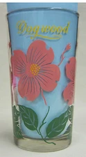 Dogwood 5" Standard Size Peanut Butter Glass Glasses Drinking Kitchen Mauzy 24-1