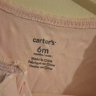 Carter's Pink With  Hearts Little Sister Footie Pj's 3-6 Months Baby Girl — photo 5