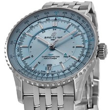 New Breitling Navitimer Automatic 41 GMT Blue Dial Men's Watch A32310171C1A1 2